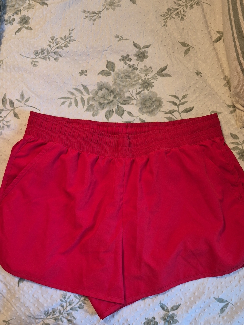 Athletic Works Women's Bright Red Athletic Shorts